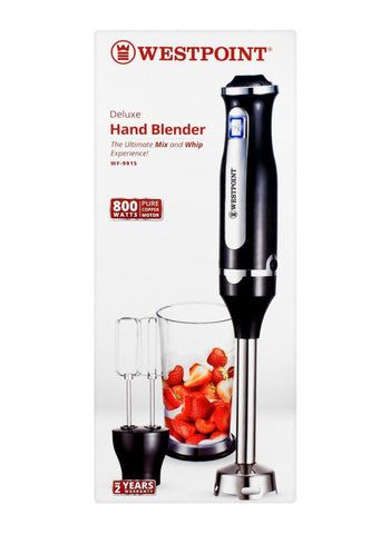 Westpoint Hand Blender 2-in-1 WF-9915 – 800 Watts | Versatile Blending for Smoothies, Soups, & More