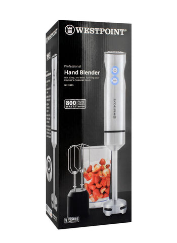 Westpoint Hand Blender 2-in-1 WF-9935 – 800 Watts | Durable Hand Blender for Smooth Blending