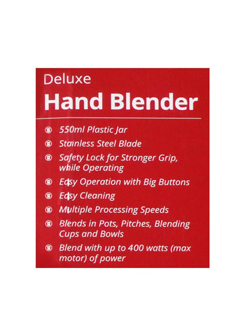 Westpoint Hand Blender WF-9214 – 400 Watts | Efficient Hand Blender for Smooth Blending