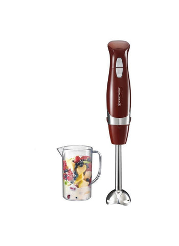 Westpoint Hand Blender WF-9714 – 600 Watts, 800ml Plastic Jar, High Power – Ideal for Smoothies and Blending | Compact and Efficient