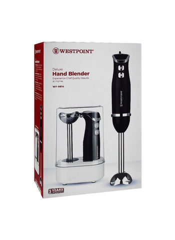 Westpoint Hand Blender WF-9814 – 600 Watts Powerful Handheld Blender | Ideal for Smoothies, Soups, & More