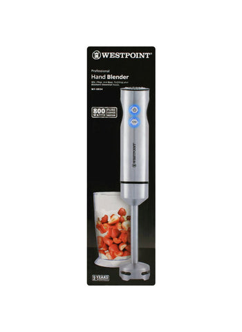 Westpoint Hand Blender WF-9934 – 800 Watts | Powerful Hand Blender for Effortless Mixing