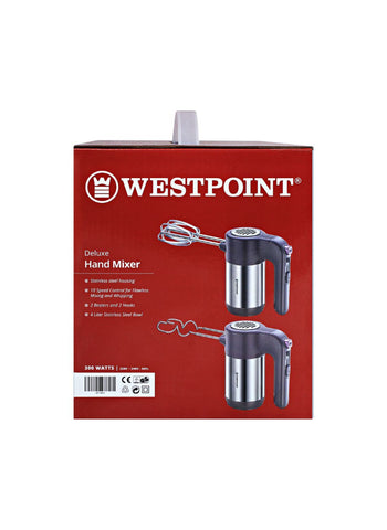 Westpoint Hand Mixer WF-9803 – 300 Watts | Compact Mixer for Effortless Whipping