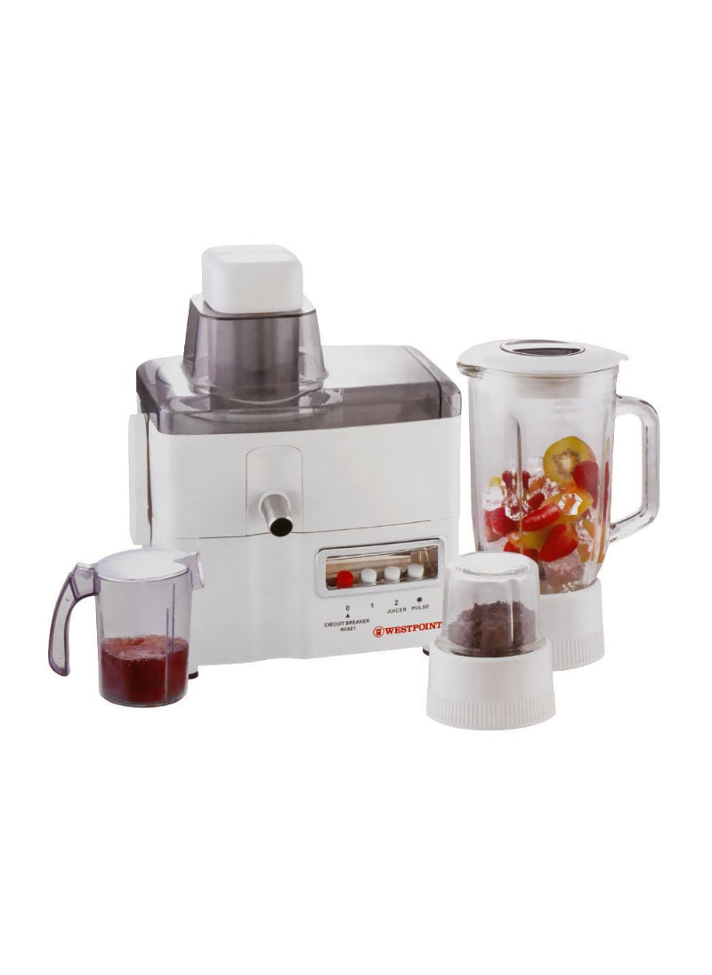 Westpoint Juicer Blender Drymill WF-1802 – 750 Watts | Powerful All-in-One Juicer, Blender, & Grinder