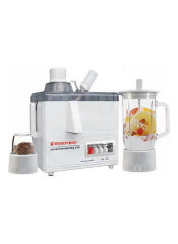 Westpoint Juicer Blender Drymill WF-8813 – 750 Watts | Versatile Juicer & Blender for Smoothies & Spices