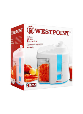 Westpoint Juicer WF-1753 – 450 Watts | Compact & Energy-Efficient Juicer Perfect for Everyday Use