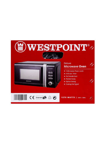 Westpoint Microwave Oven WF-827D – 1270 Watts | Advanced Microwave with Digital Controls for Precise Cooking