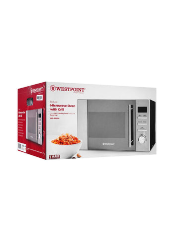 Westpoint Microwave Oven with Grill WF-830DG – 1050 Watts | Efficient Microwave with Built-In Grill for Grilling & Baking