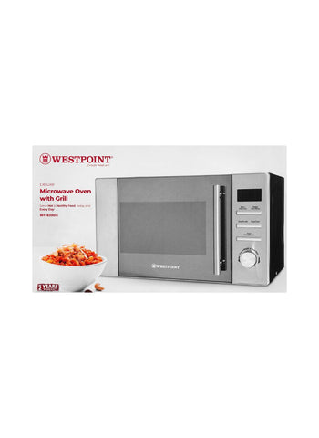 Westpoint Microwave Oven with Grill WF-830DG – 1050 Watts | Efficient Microwave with Built-In Grill for Grilling & Baking