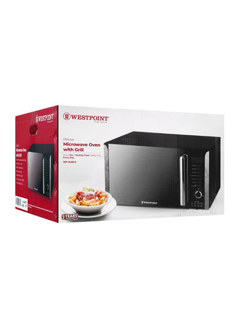 Westpoint Microwave Oven with Grill WF-841DG – 220 Watts | Compact Microwave with Grill for Easy Grilling & Cooking