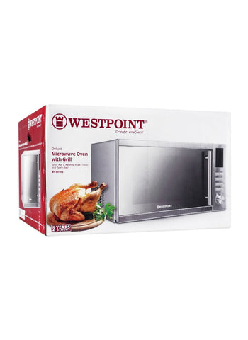 Westpoint Microwave Oven with Grill WF-851DG – 220 Watts | Sleek Microwave with Grill Function for Versatile Meals