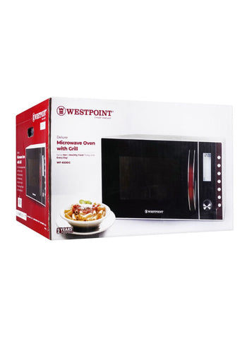 Westpoint Microwave Oven with Grill WF-853DG – 220 Watts | Durable Microwave with Advanced Grill Feature for Efficient Cooking