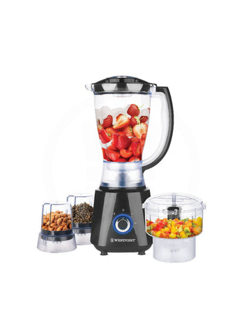 Westpoint Multi-Function Blender and Grinder WF-446 – 450 Watts, Versatile Use, Durable Design – Kitchen Must-Have | Blends, Grinds, and More