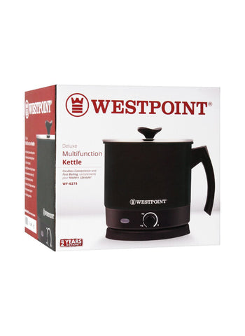 Westpoint Multi-Function Kettle WF-6275 – 1000 Watts, Versatile and Compact, High Performance – Perfect for Daily Use | Reliable and Safe