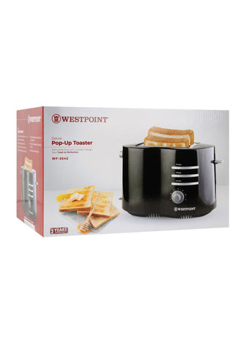 Westpoint Pop-Up Toaster WF-2542 – 860 Watts | Compact Pop-Up Toaster for Perfectly Toasted Bread