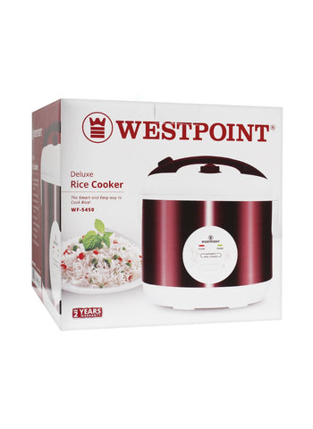 Westpoint Rice Cooker WF-5450 – 900 Watts | Compact & Reliable Rice Cooker for Everyday Use