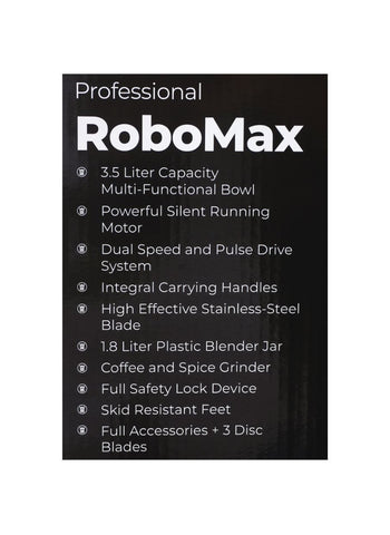 Westpoint RoboMax WF-8817 – 1300 Watts, Sleek Design, Powerful Performance – Ideal for Daily Blending and Mixing | Reliable and Efficient