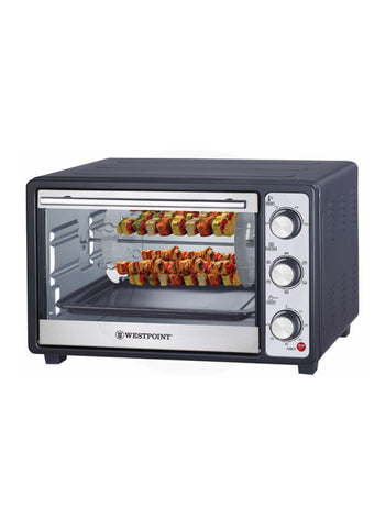 Westpoint Rotisserie Oven with Kebab Grill WF-2800RK – 1500 Watts | High-Performance Oven for Grilling & Roasting