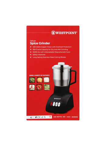 Westpoint Spice Grinder WF-9227 – 400 Watts, Compact and Efficient, User-Friendly – Ideal for Spices and Herbs | Reliable Grinding