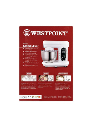 Westpoint Stand Mixer WF-4626 – 1000 Watts | Durable Stand Mixer for Professional Baking Needs