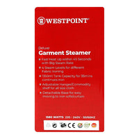 Westpoint Handy Garment Steamer WF-1156