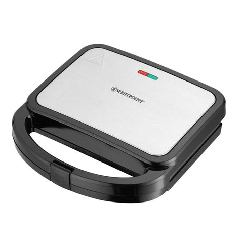 Westpoint 700W WF-637 Compact Sandwich Maker – Non-Stick Plates, Cool-Touch Handle, Quick Heating, Space-Saving Design – Sandwich Grill