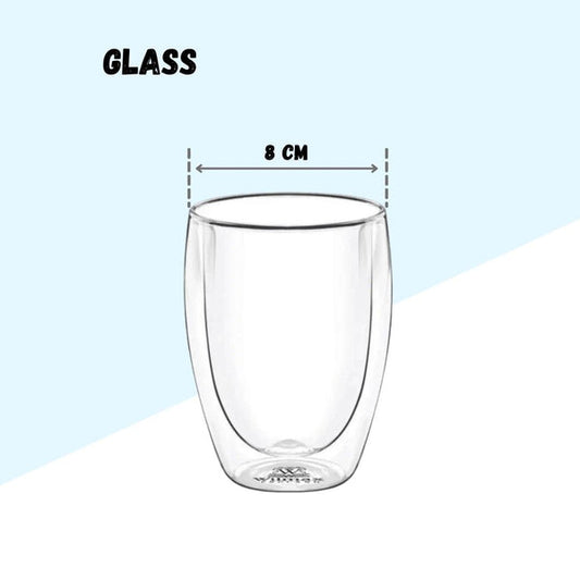 Double Wall Glass – 250 ml – Glasses | Home & Kitchen
