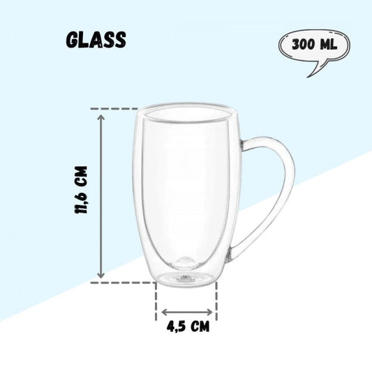 Double Wall Tea/Coffee Mug 300ml – Double Wall Insulated Mug – Cups & Mugs | Home & Kitchen