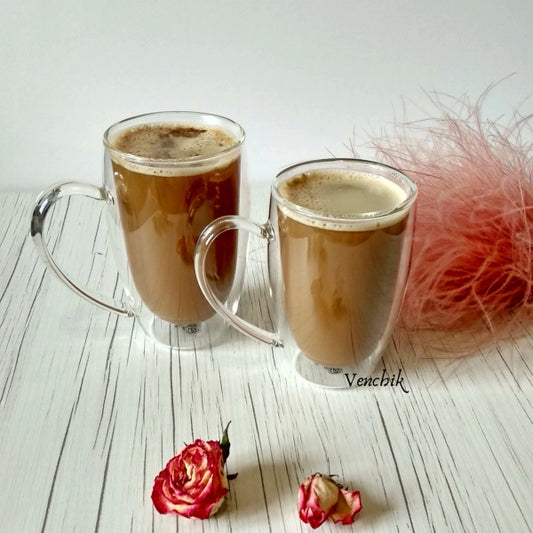 Double Wall Tea/Coffee Mug 450ml – Double Wall Insulated Mug – Cups & Mugs | Home & Kitchen