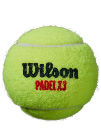 Wilson X3 Padel Balls – Premium Quality, Consistent Feel, High-End Performance | Ideal for All Skill Levels