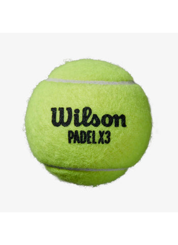 Wilson X3 Speed Padel Balls – Durable, High Performance, Precision Bounce | Ideal for Fast-Paced Games