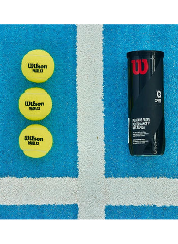 Wilson X3 Speed Padel Balls – Durable, High Performance, Precision Bounce | Ideal for Fast-Paced Games