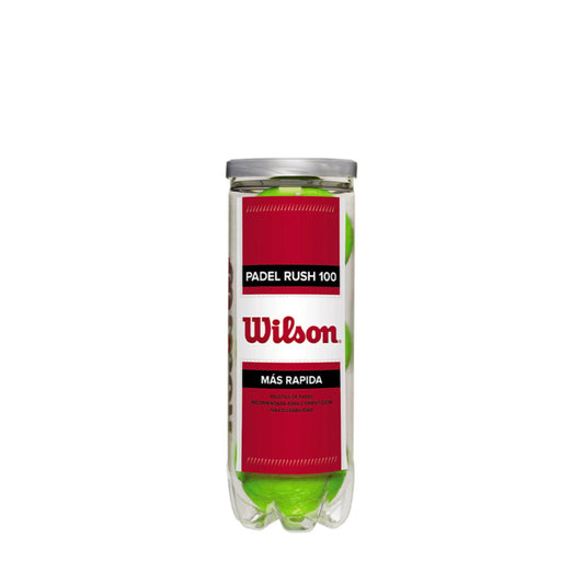 Wilson Rush 100 Padel Balls Pack Of 3