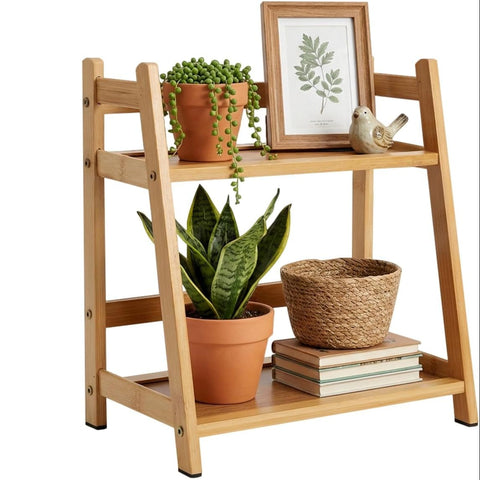 Wooden Shelf 2-Tier