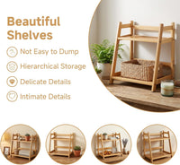 Wooden Shelf 2-Tier