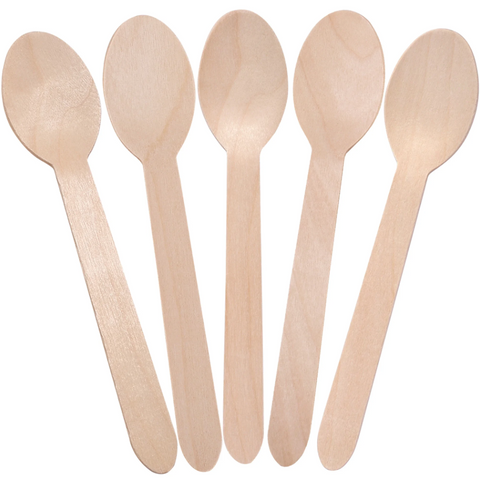 Wooden Spoon –  (Pack Of 10Pcs) Biodegradable Wooden Cutlery | Essentials