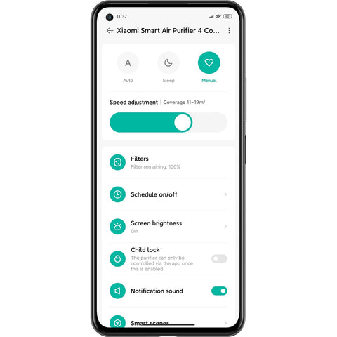 Xiaomi Smart Air Purifier 4 Compact – Compact Design, Efficient Air Purification, Smart Features – Air Purifier | Heating, Cooling & Air Quality