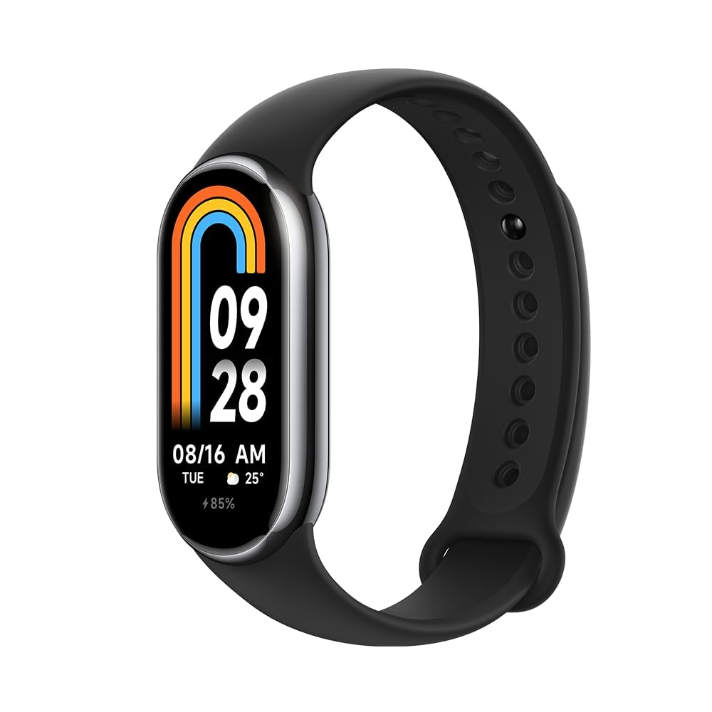 Xiaomi Smart Band 8 (Global) – Comprehensive Fitness Tracking, Stylish Design, Global Compatibility – Smart Watches & Fitness Trackers | Ideal for Fitness Enthusiasts