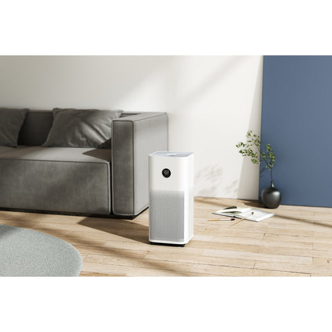 Xiaomi Smart Air Purifier 4 (Eliminates up to 99.97% of Pet Hair, Pollen, Dust, Viruses & Aerosols: PCADR 400 m³/h, FCADR 150 m³/h, Ideal For 48 M², Touch Display, App And Voice Control)