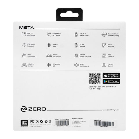 Zero Meta Smart Watch – Innovative Smart Watch with Cutting-Edge Technology