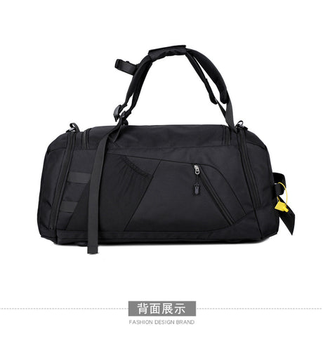 Nike Brasilia Gym Duffel Bags Replica – All Black, Spacious, Durable, Adjustable Straps – Perfect for Gym & Travel