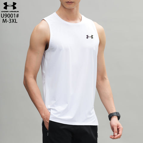 Men's Under Armour Imported Replica HeatGear Sleeveless – White – Breathable, Lightweight, Comfortable – Activewear | Designed for Maximum Mobility