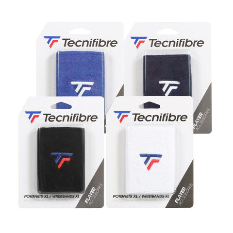 Tecnifibre Wristband XL – Sweat-Absorbent, Extra Large, Comfortable Fit – Designed for Racket Sports