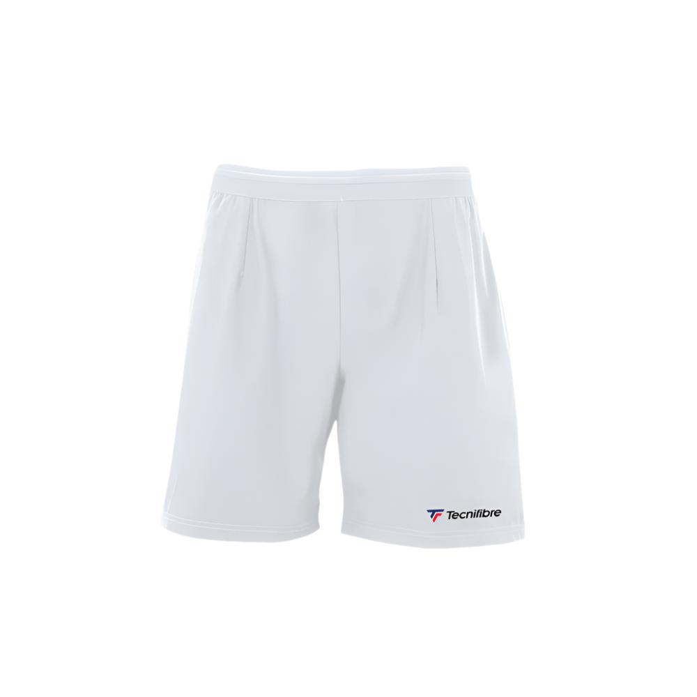 Tecnifibre Stretch Short White – Comfortable, Stretchable, Versatile – Perfect for Sports and Exercise