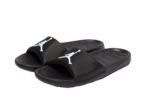 Jordan Men's Break Slides – Replica, Black/White, Comfortable Foam Footbed, Stylish Design, Lightweight Construction – Ideal for Casual Wear and Relaxation