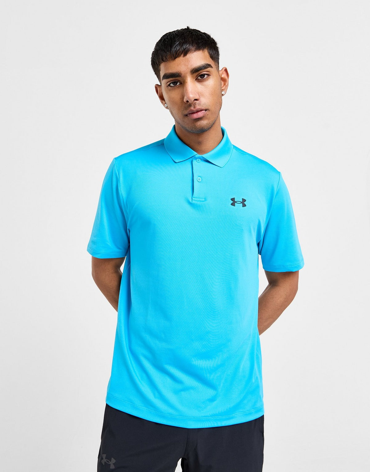 Under Armour Imported Men's Polo Replica – Light Blue, Stylish, Breathable, Comfortable – Casual Wear | Perfect for Everyday and Sports Activities