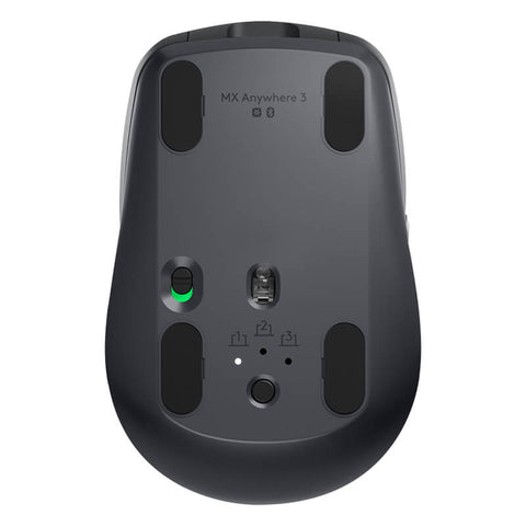 Logitech MX ANYWHERE 3S – Compact Wireless Performance Mouse, Black, 4000 DPI Sensor, Rechargeable Battery, Ergonomic Design – Ideal for Professionals