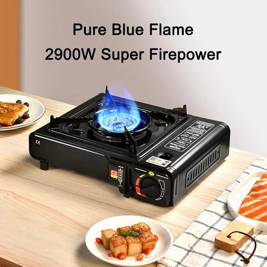 Portable butane outdoor cooking gas stove