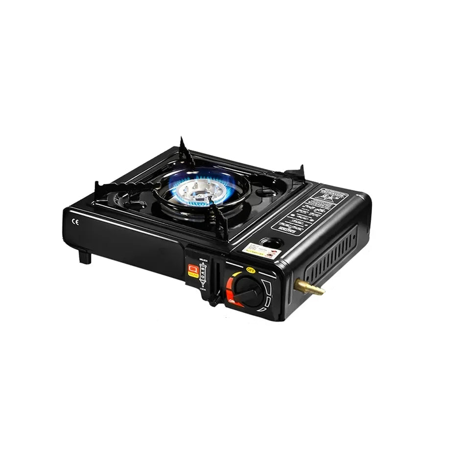 Portable butane outdoor cooking gas stove