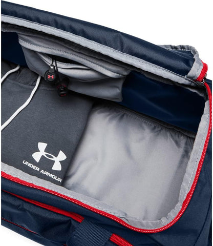 Under Armour Undeniable 4.0 Gym Bag Replica – Blue/Red, Water-Resistant, Tough Construction, Ergonomic Design – Great for Fitness & Travel